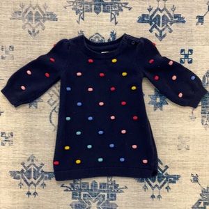 Baby GAP PomPom tunic sweater